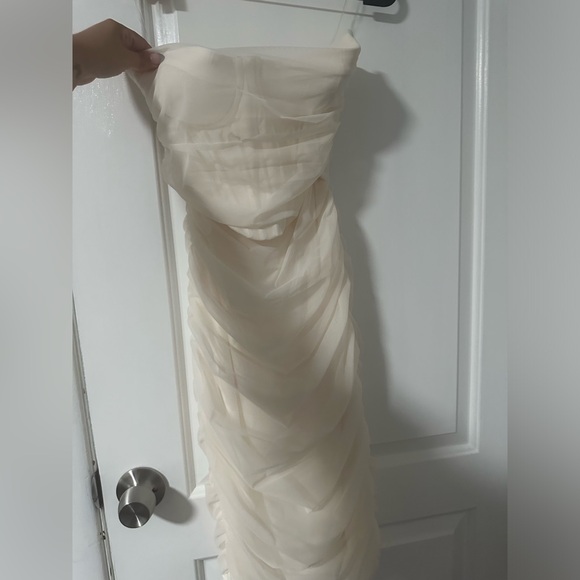 OH POLLY white dress US size 4 only worn once - Picture 1 of 4